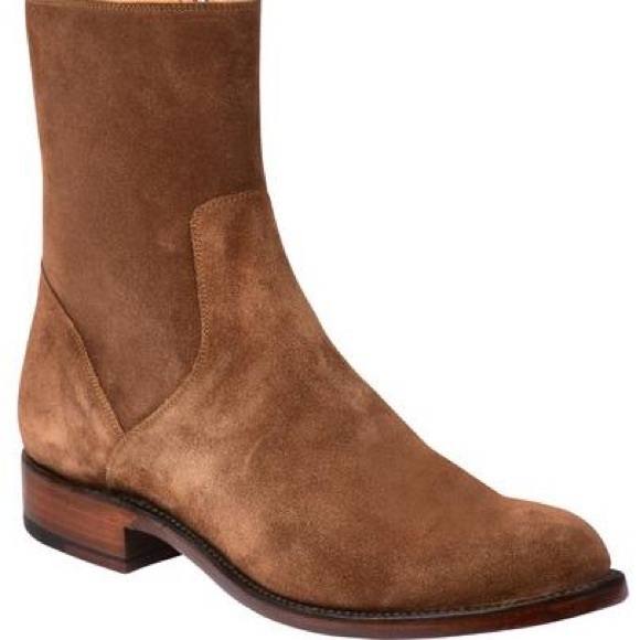 Lucchese Jonah Mens Espresso Calf Suede 